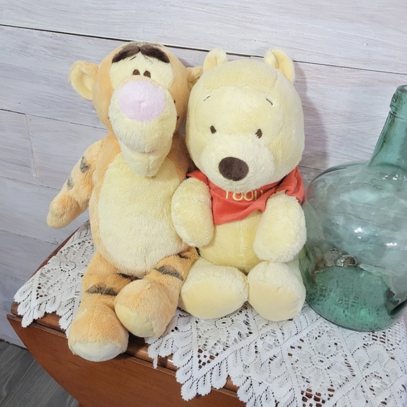 Disney Other - Plush - DISNEY BABY Winnie The Pooh and Tigger 18 inch (light color baby shades)